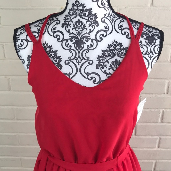 Chelsea28 Red Midi Dress - Picture 5 of 8